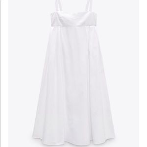 Zara Voluminous Midi Dress - Size M